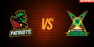 St Kitts and Nevis Patriors vs Guyana Amazon Warriors,TKR vs GUY Live, H2H, CPL  