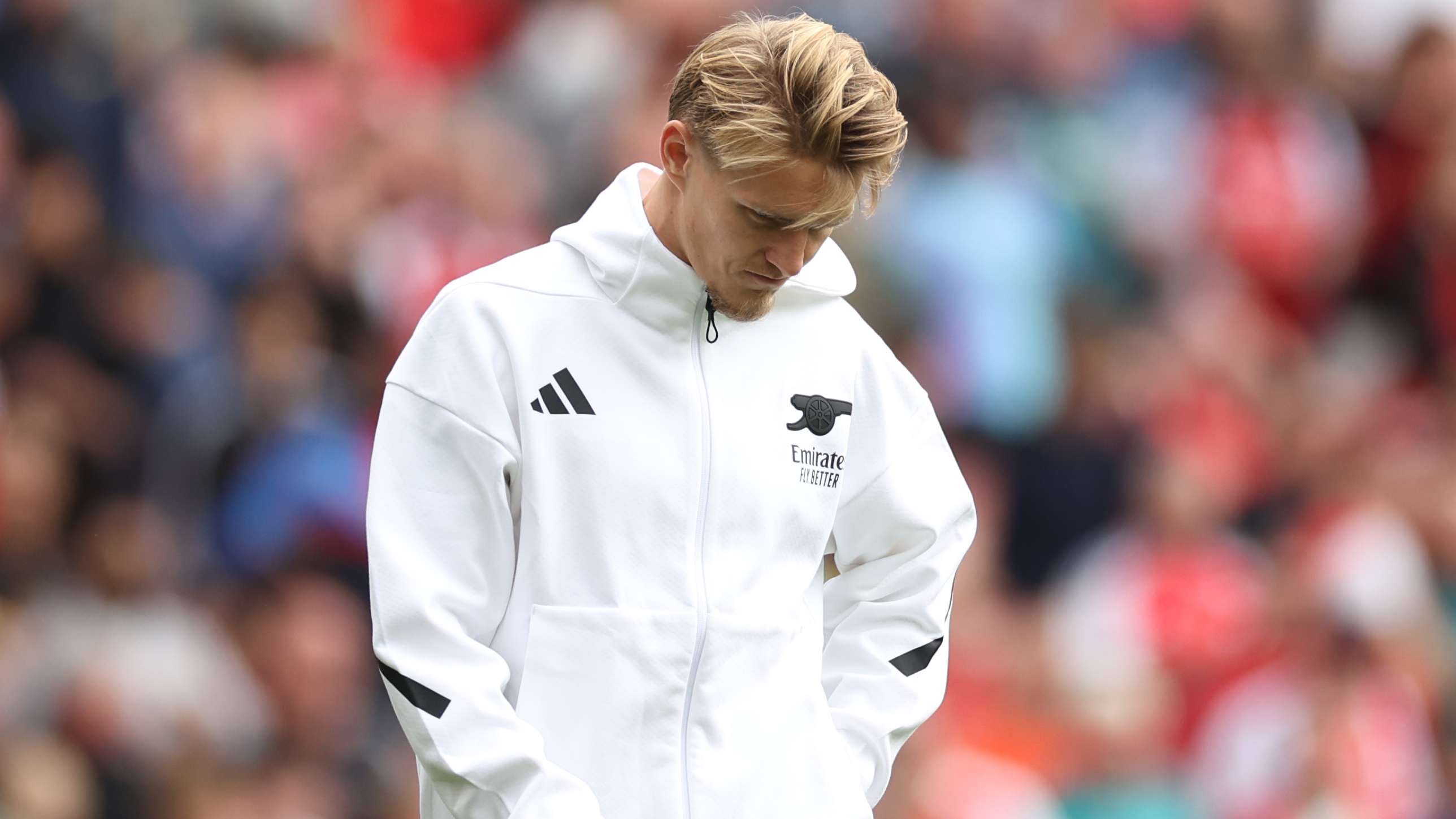 Arsenal's Odegaard 'scared' by potential severity of ankle injury  