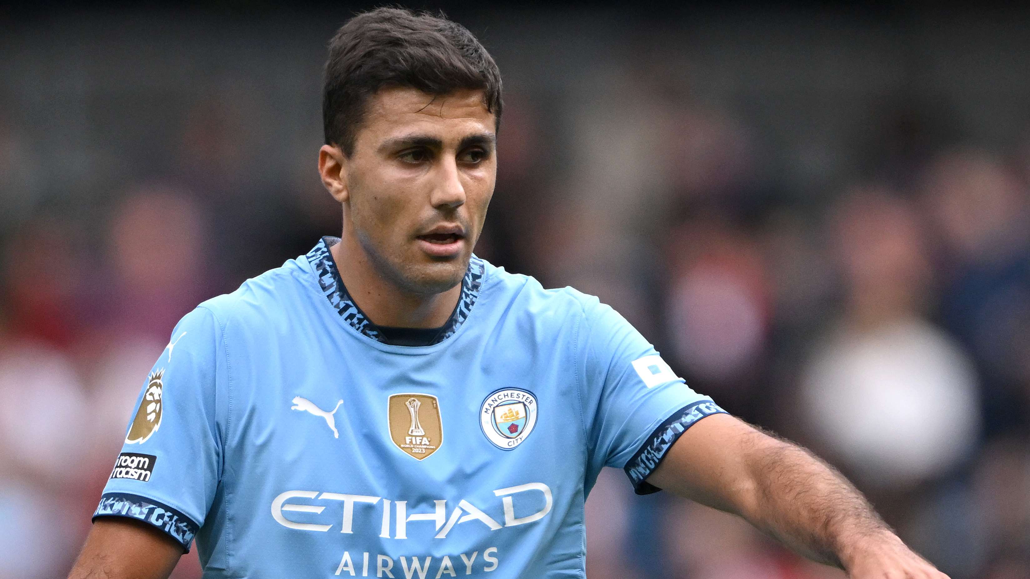 Rodri celebrated in front of Arsenal bench despite ACL injury   Rodri celebrated in front of Arsenal bench despite ACL injury