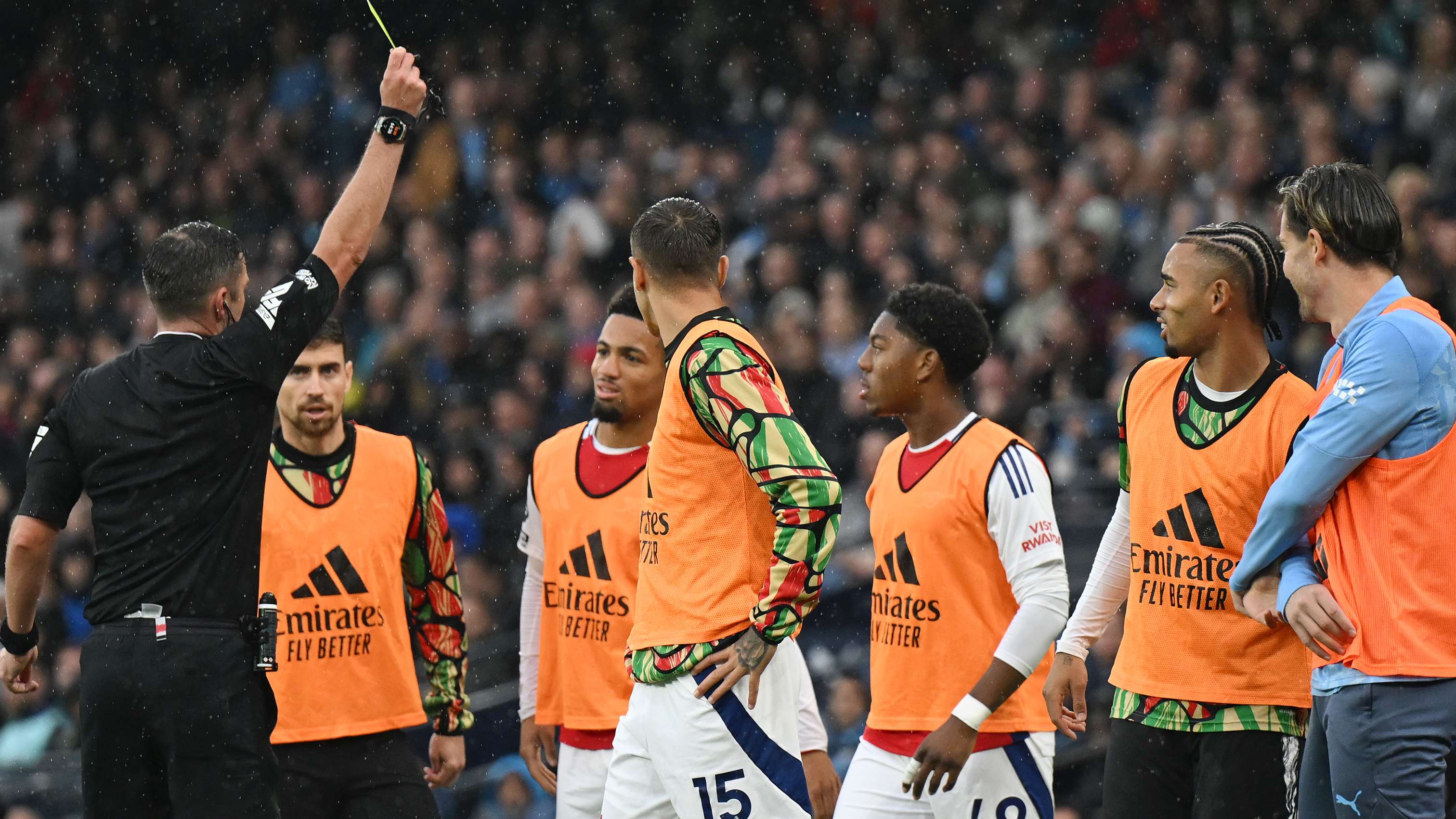 Lewis-Skelly sparks Arsenal fan meltdown after getting yellow BEFORE debut   Lewis-Skelly sparks Arsenal fan meltdown after getting yellow BEFORE debut