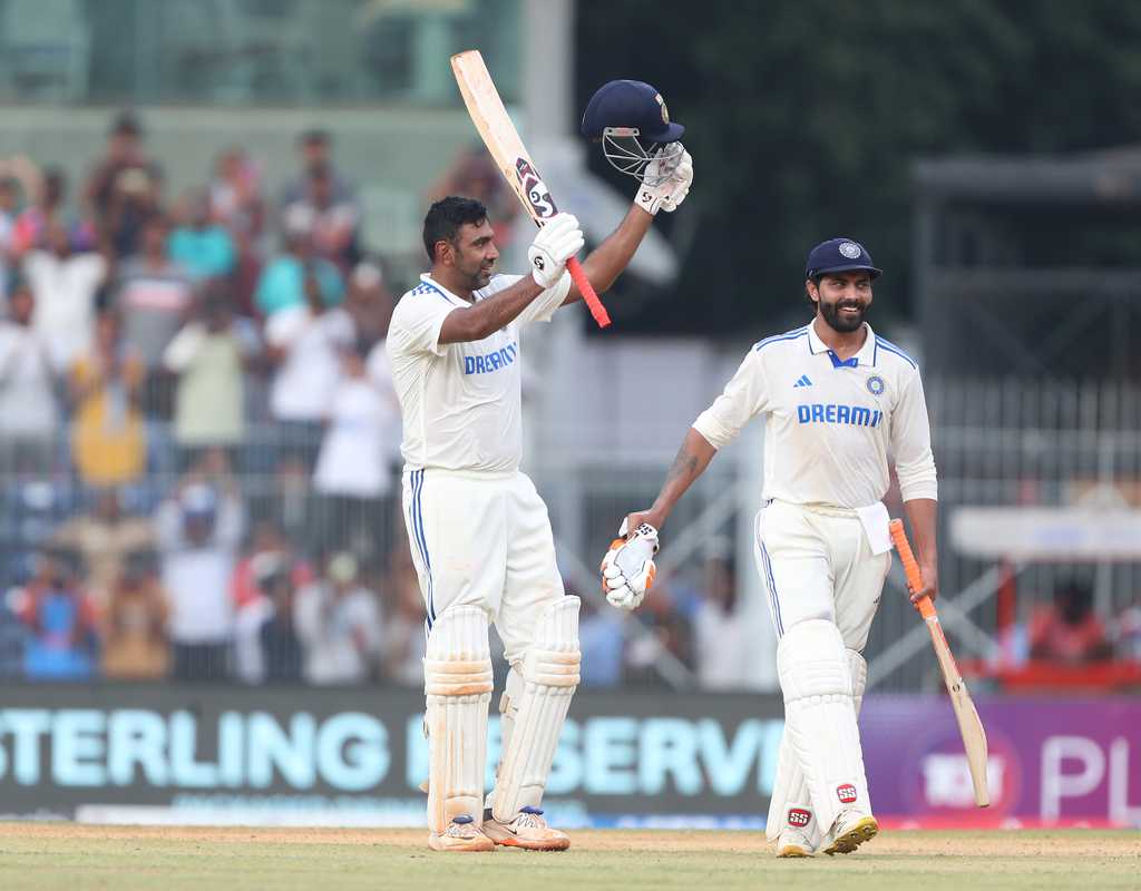 India regain control courtesy of Ashwin's hundred  