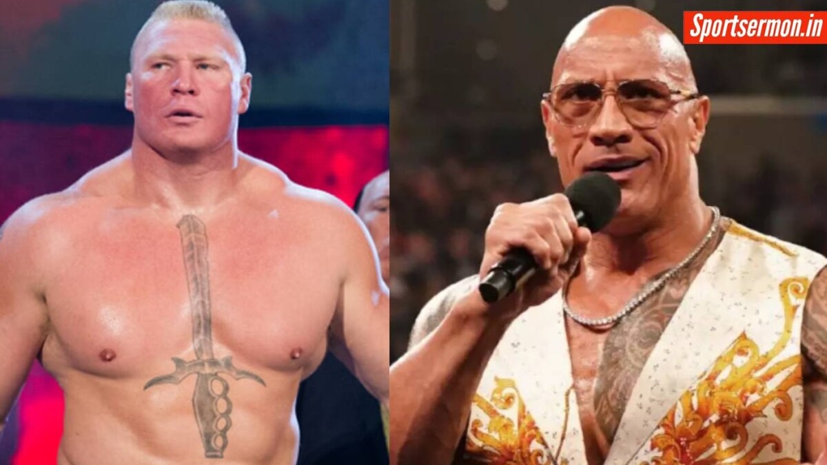 Brock Lesnar thanked The Rock for dropping his WWE title at SummerSlam 2002   Brock Lesnar thanked The Rock for dropping his WWE title at SummerSlam 2002