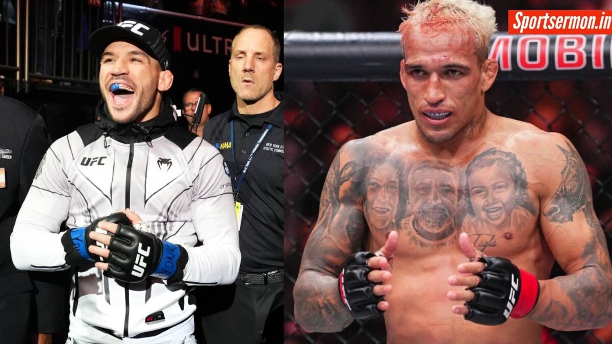 Michael Chandler reacts to his comeback fight against Charles Oliveira  