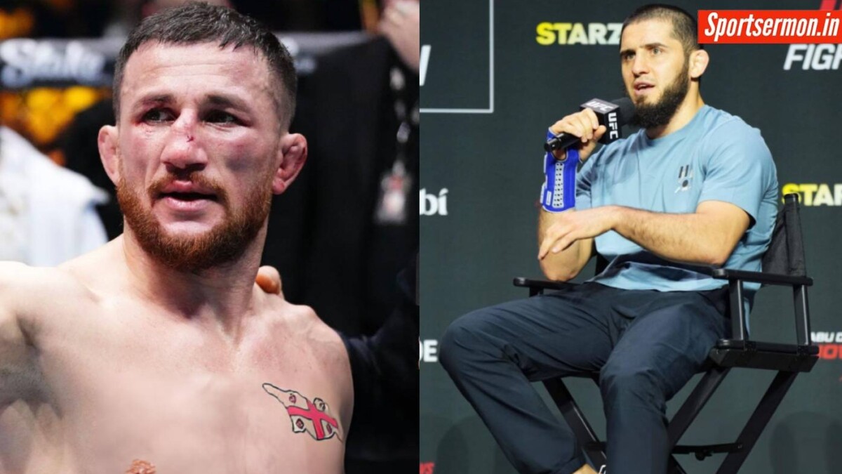 Islam Makhachev reacts to Merab Dvalishvili's 'Not Russian' claims towards Umar  