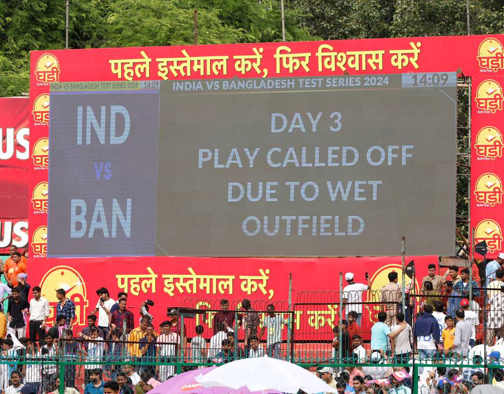 'Why wasn't there even an effort to dry the outfield?'  