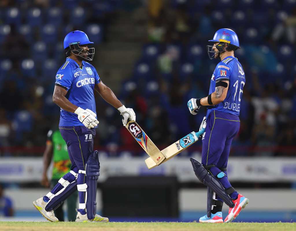 Charles, Du Plessis power Kings to third spot  