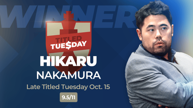 Nakamura Wins First Titled Tuesday Since August, Still Way Ahead In Titled Cup   Nakamura Wins First Titled Tuesday Since August, Still Way Ahead In Titled Cup