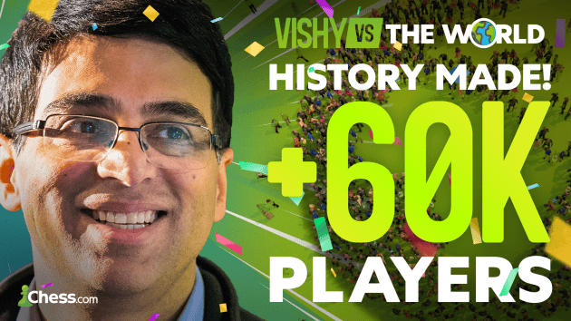 Chess.com Community And Viswanathan Anand Breaks Record In The Largest Chess Game Ever Played  
