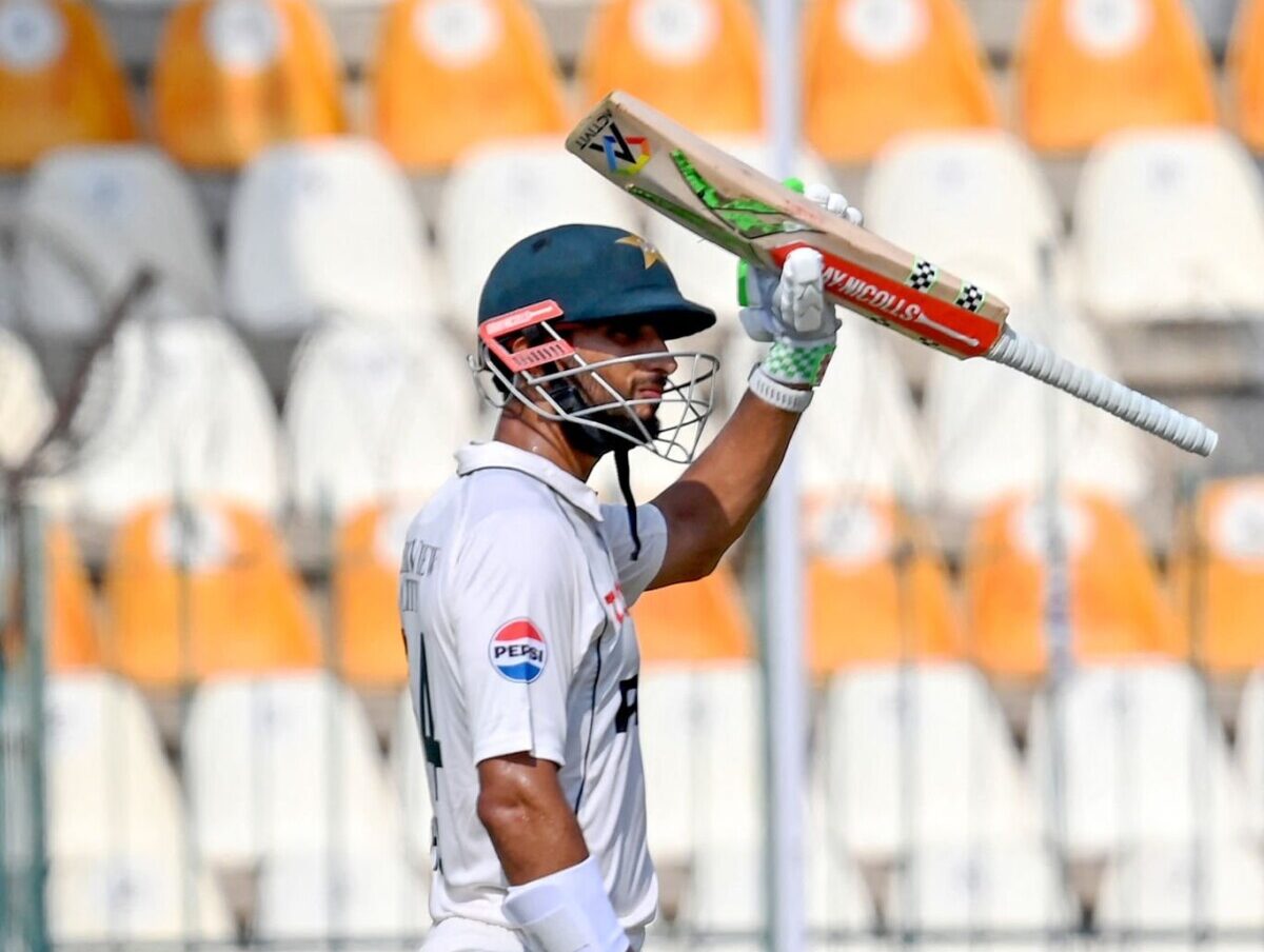 Shan Masood Hits Ton Against England on Flat Track of Multan  