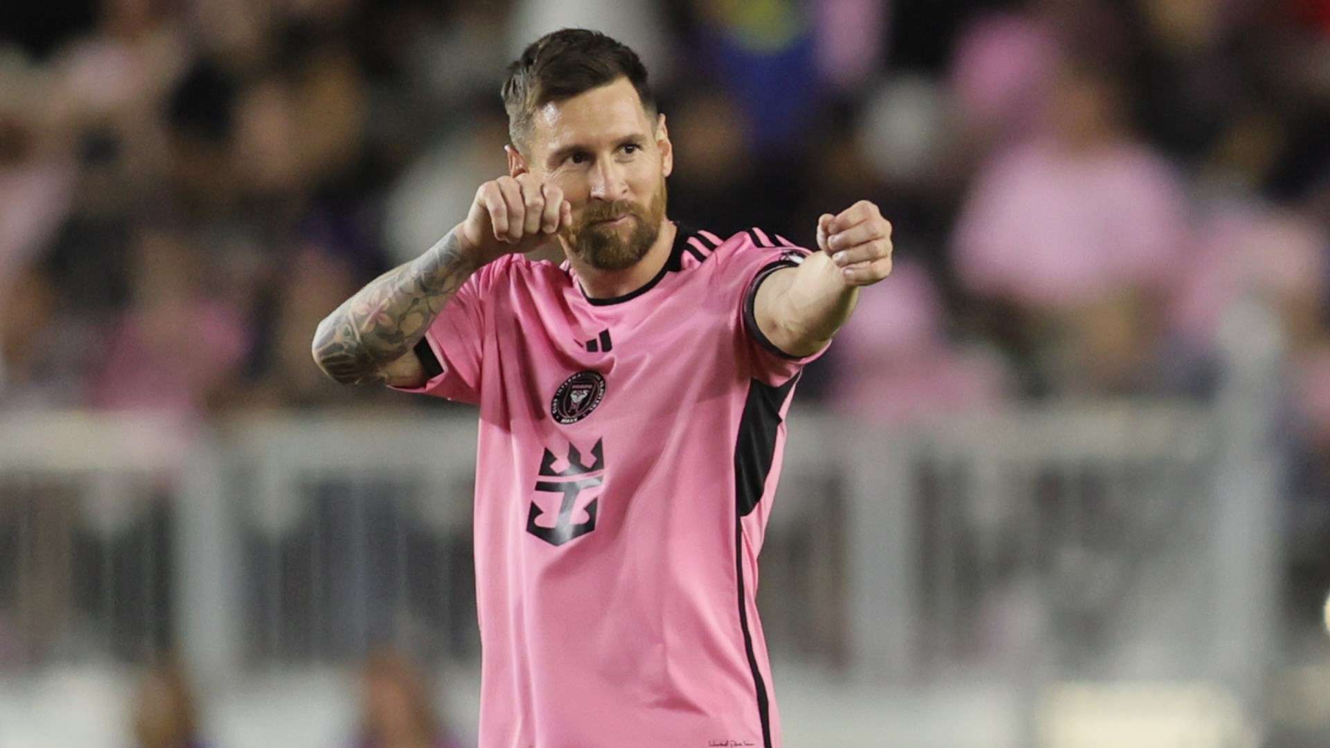 Messi's hat-trick in 11 mins leads Miami to MLS points record  