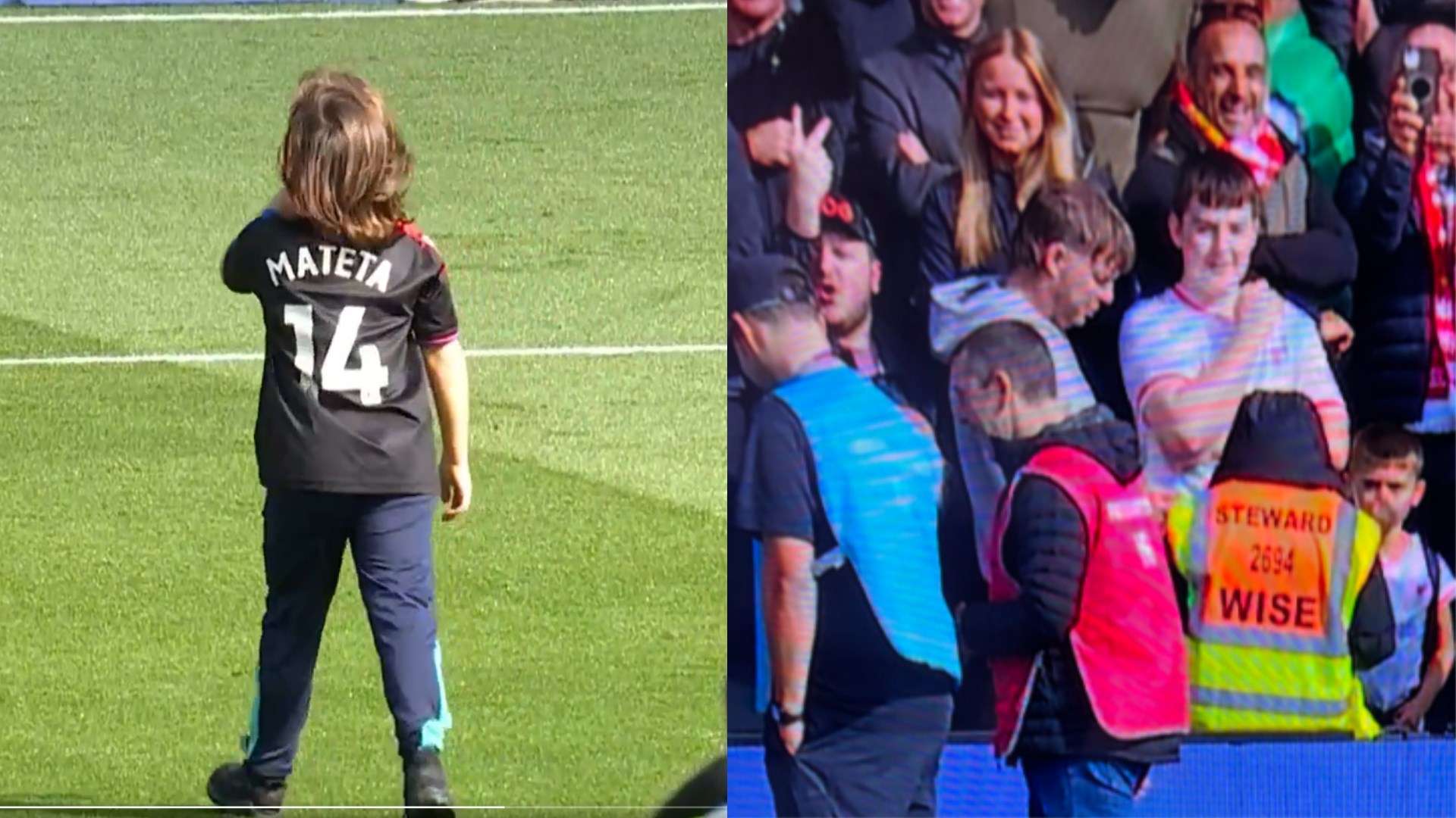 📽️ | Cheeky young Palace fan shushes Liverpool supporters  