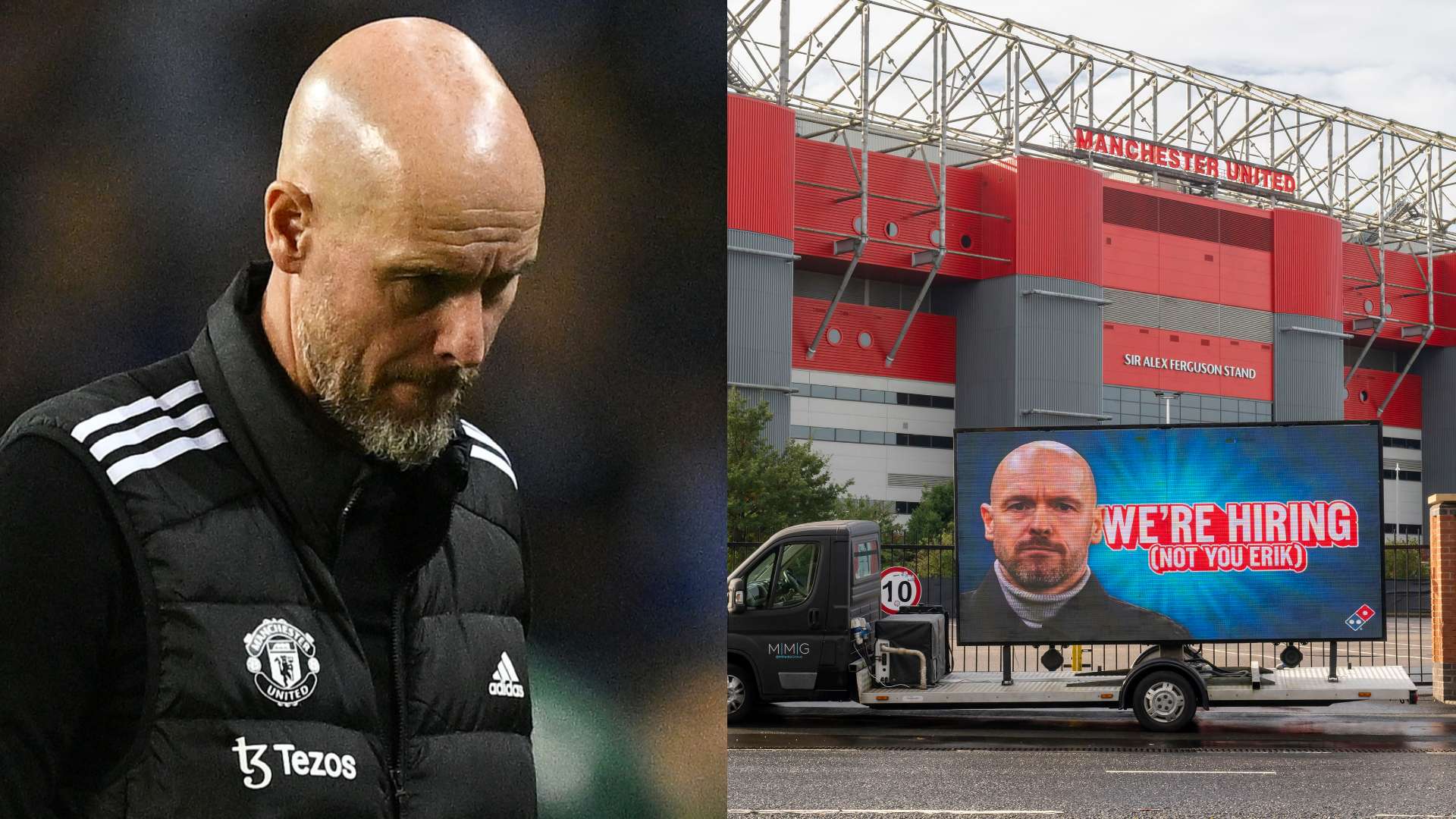 ‘We’re hiring! Not you Erik’ – Ten Hag trolled by Domino’s  
