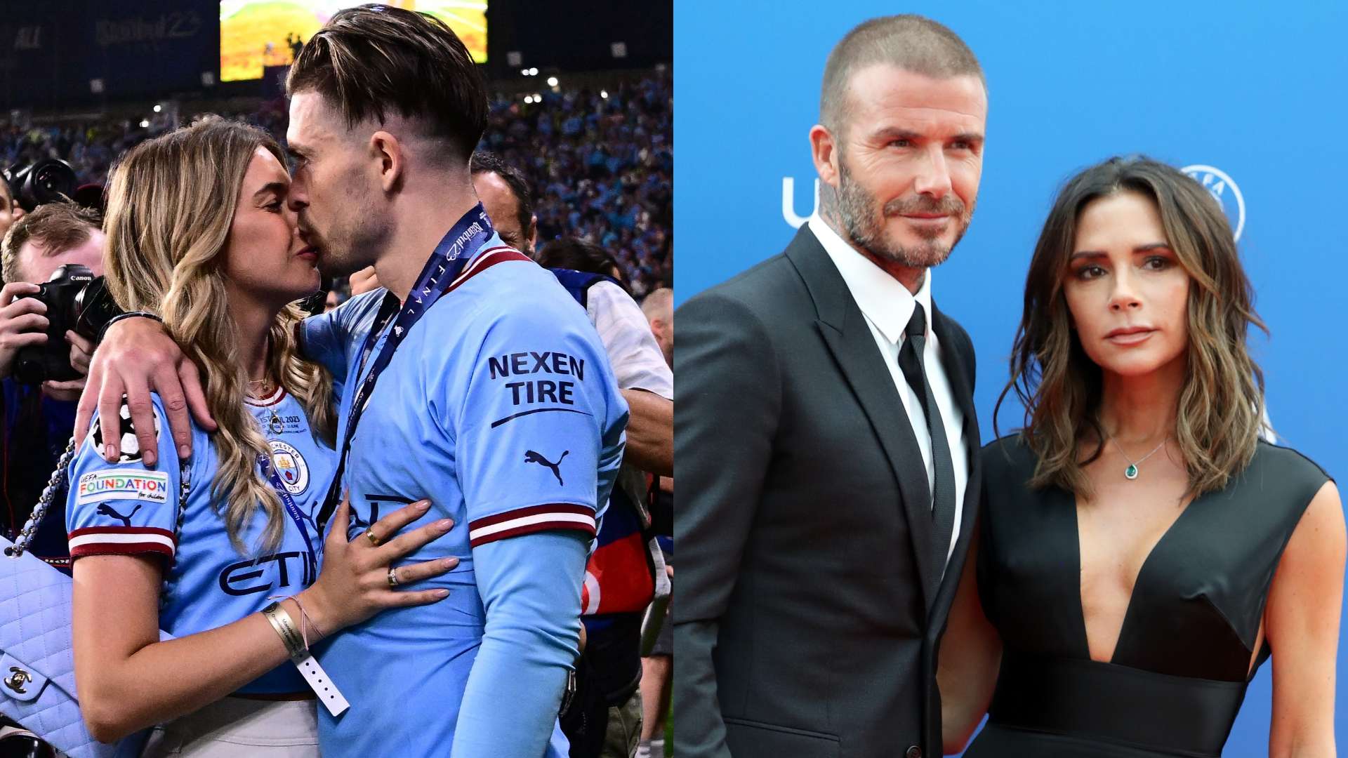 Grealish and girlfriend Attwood 'becoming new Posh & Becks'  