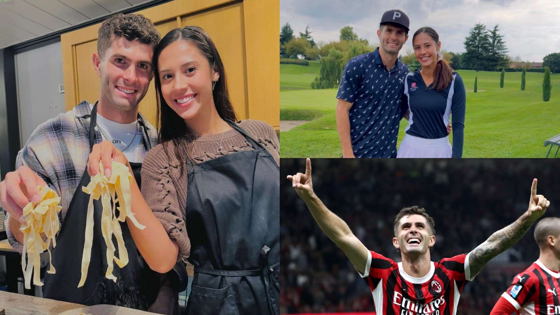 Pulisic and girlfriend Alexa Melton make pasta together in Milan  