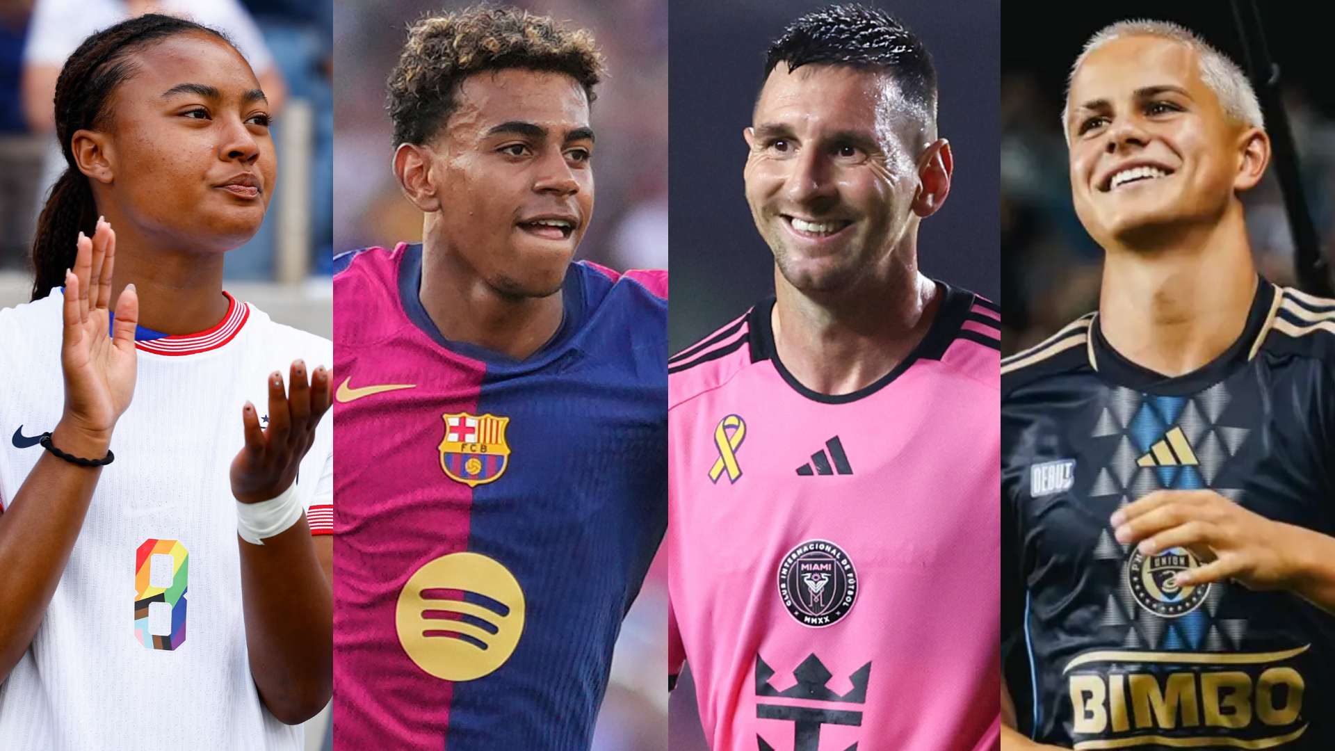 Yamal & Sullivan get Messi approval alongside USWNT ace Shaw  