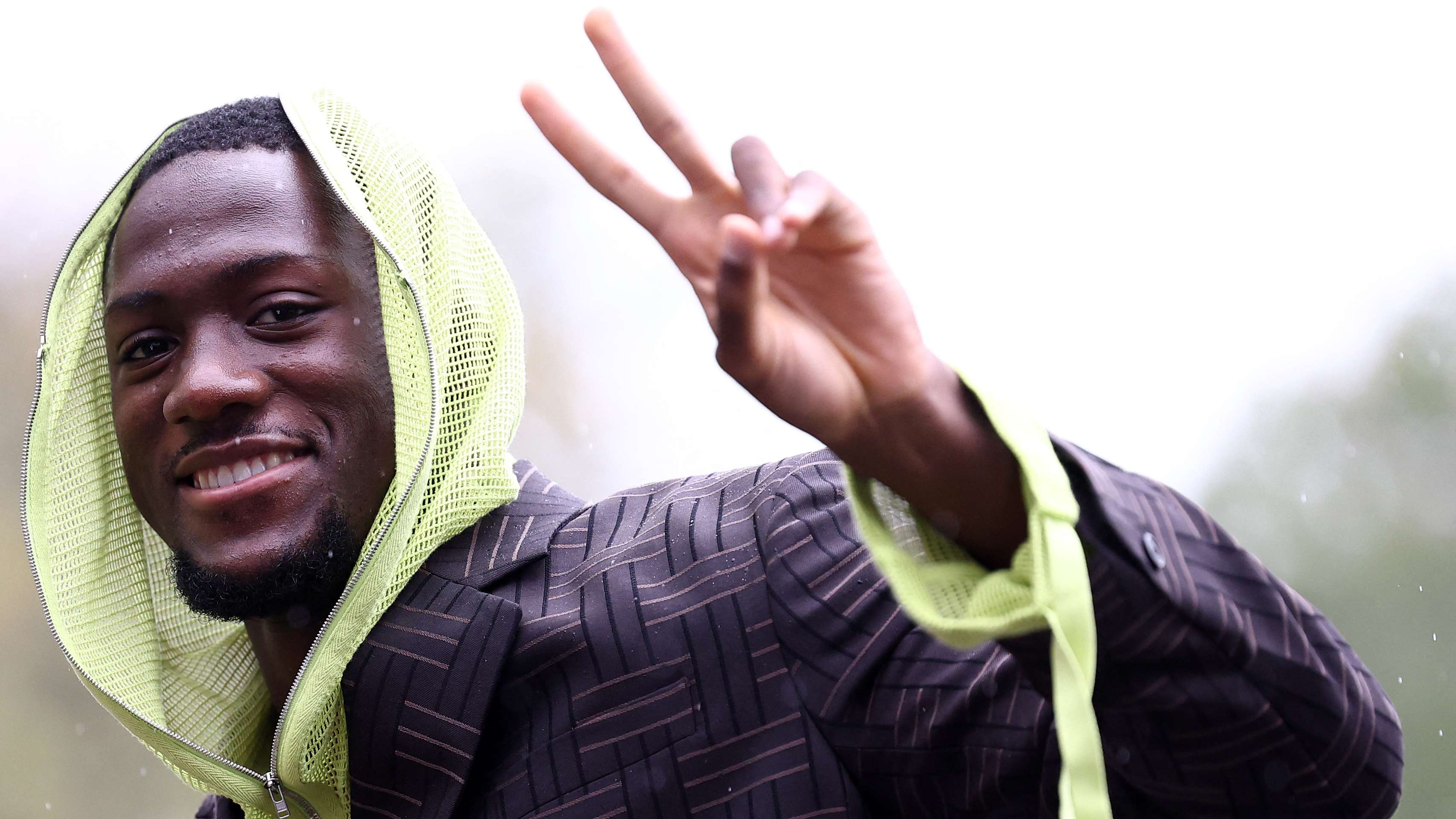 Fans slam Konate's bizarre outfit as he arrives for France duty   Fans slam Konate's bizarre outfit as he arrives for France duty