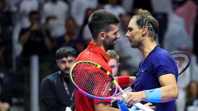 Jannik Sinner crowned king of the Six Kings Slam with three-set comeback against Carlos Alcaraz  