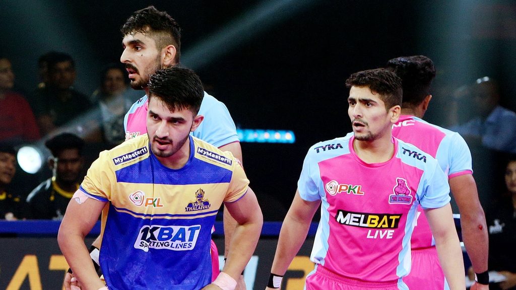 Tamil Thalaivas Fightback and Clinch Thrilling Draw Against Jaipur Pink Panthers   Tamil Thalaivas Fightback and Clinch Thrilling Draw Against Jaipur Pink Panthers