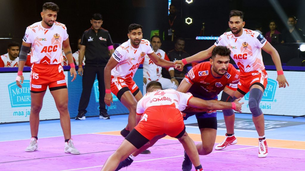 UP Yoddhas Return to Winning Ways in PKL Season 11, Defeat Gujarat Giants in Closely Contested Thriller   UP Yoddhas Return to Winning Ways in PKL Season 11, Defeat Gujarat Giants in Closely Contested Thriller