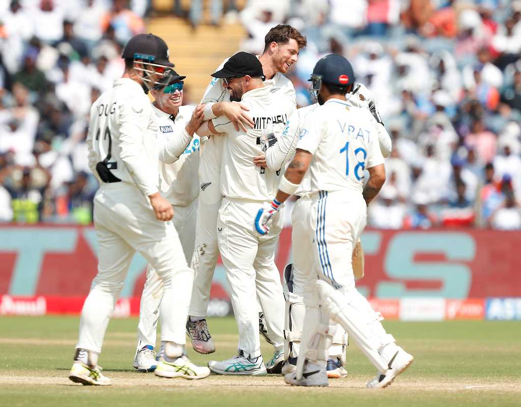 Santner takes 13 as India drop first home series since '12  