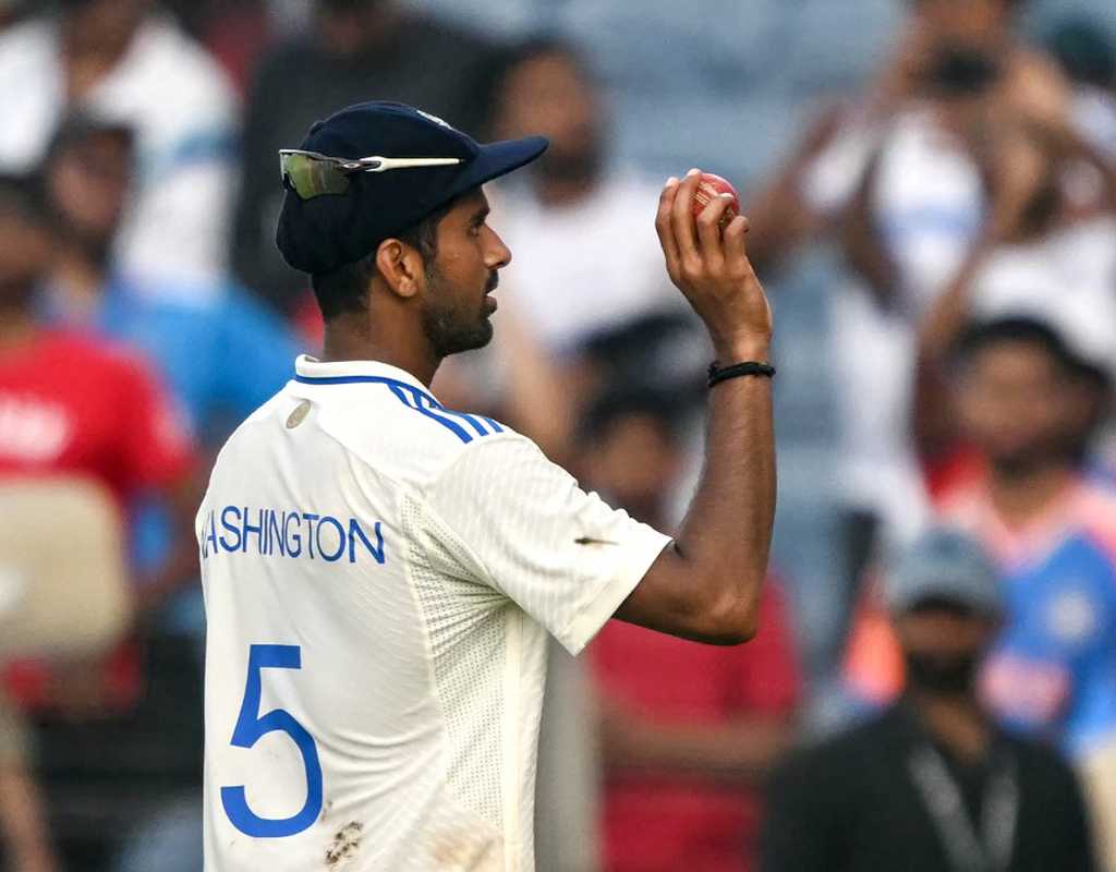 Sundar embraces 'God's Plan' on dream day in Pune  