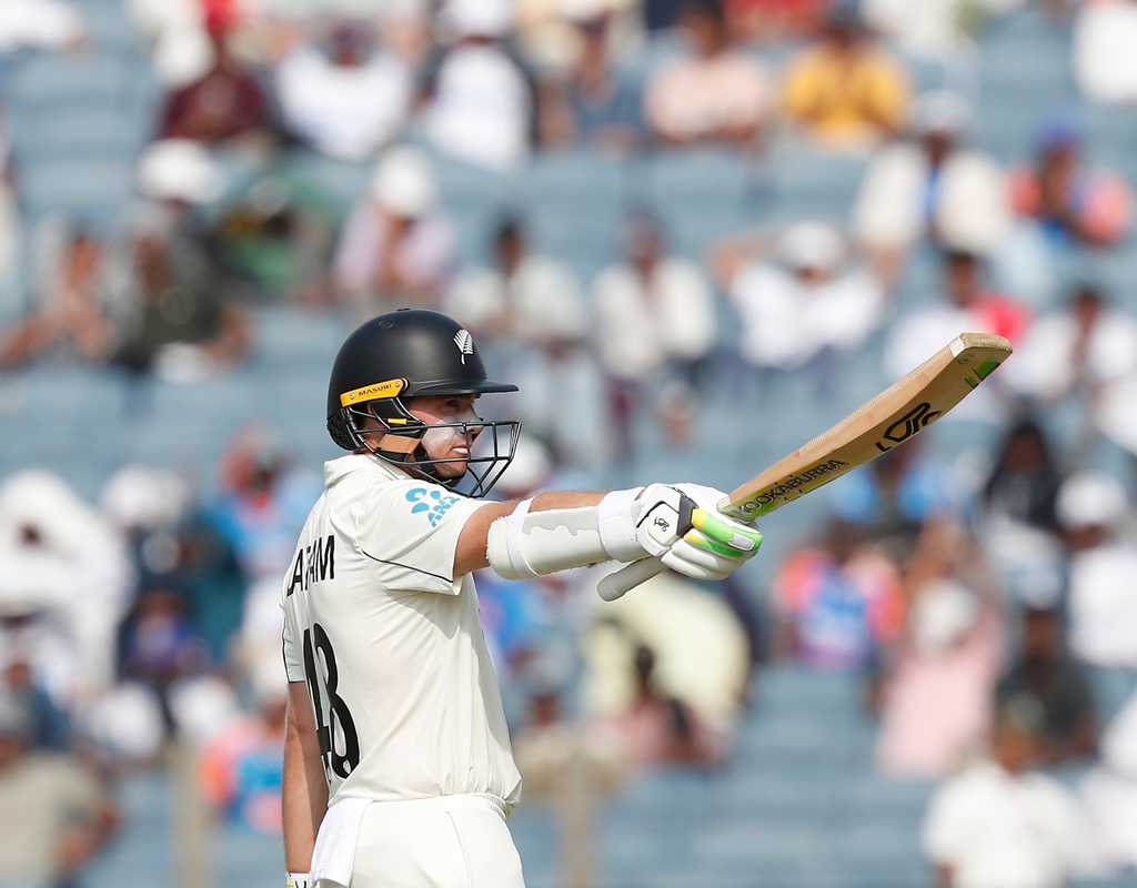 Santner, Latham put India under the pump  