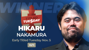 Decisive Tuesdays Continue As Nakamura Wins Another   Decisive Tuesdays Continue As Nakamura Wins Another