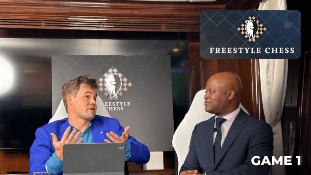 Carlsen Wins Game 1 Slugfest In Freestyle Match Vs. Caruana   Carlsen Wins Game 1 Slugfest In Freestyle Match Vs. Caruana