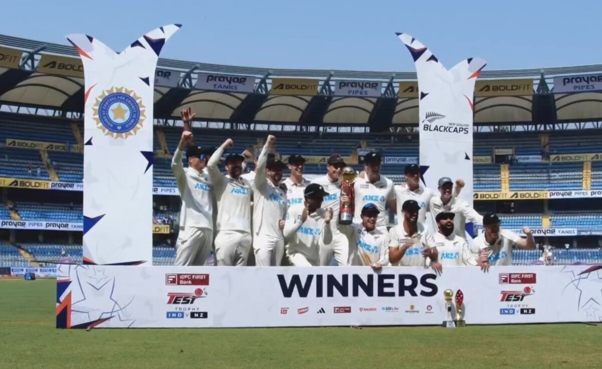 New Zealand Secures Historic Test Series Whitewash Against India at Wankhede  