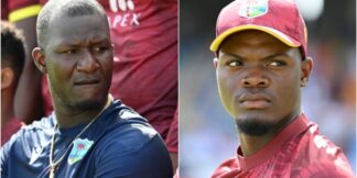 Alzaari Joseph Gets in Heated Exchange with Windies Captain Shai Hope  