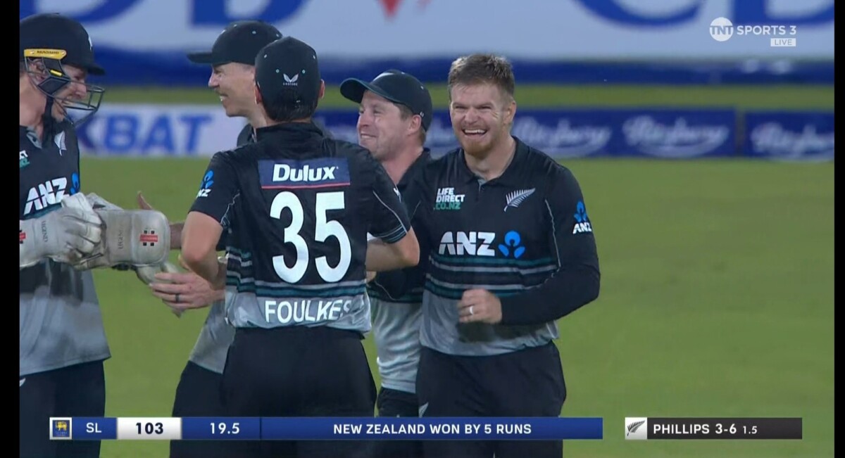 New Zealand Defends 3rd Lowest Total in T20Is to Keep Sri Lanka at Bay   New Zealand Defends 3rd Lowest Total in T20Is to Keep Sri Lanka at Bay