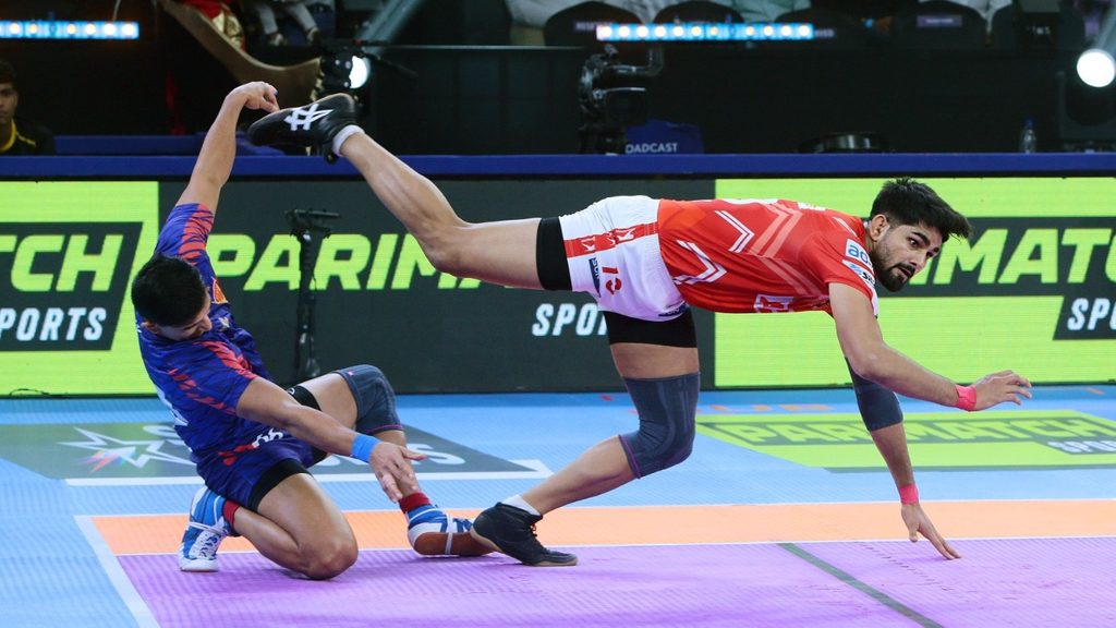 An exciting match between Dabang Delhi and Gujarat Giants ends in a well-earned tie  