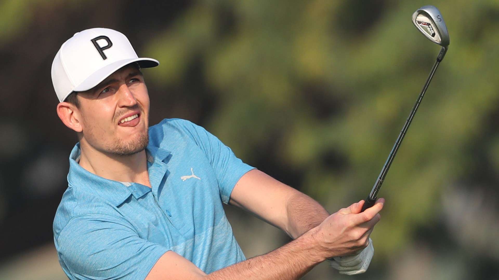 Maguire's alternate career as a golfer who 'cheats a bit'!  