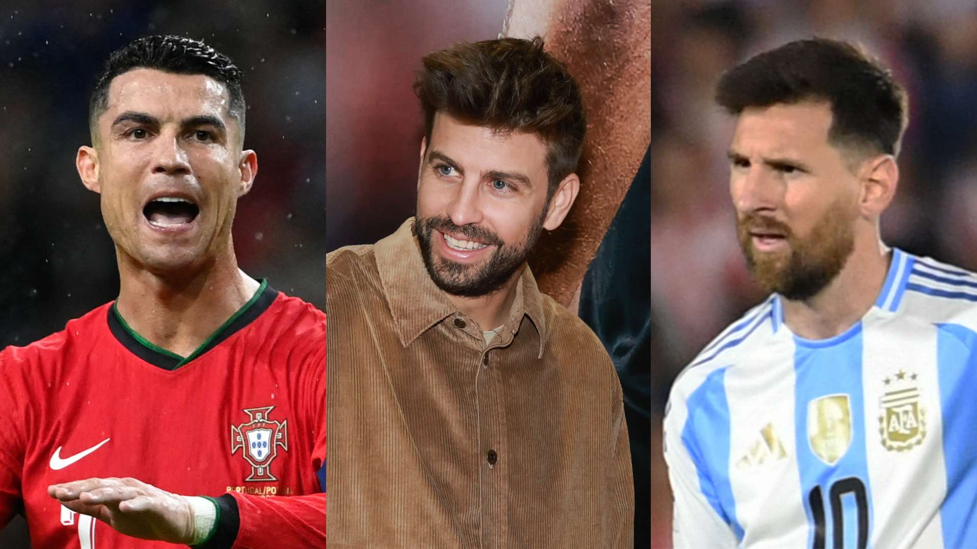 Barcelona icon Pique weighs in on Ronaldo & Messi GOAT debate  