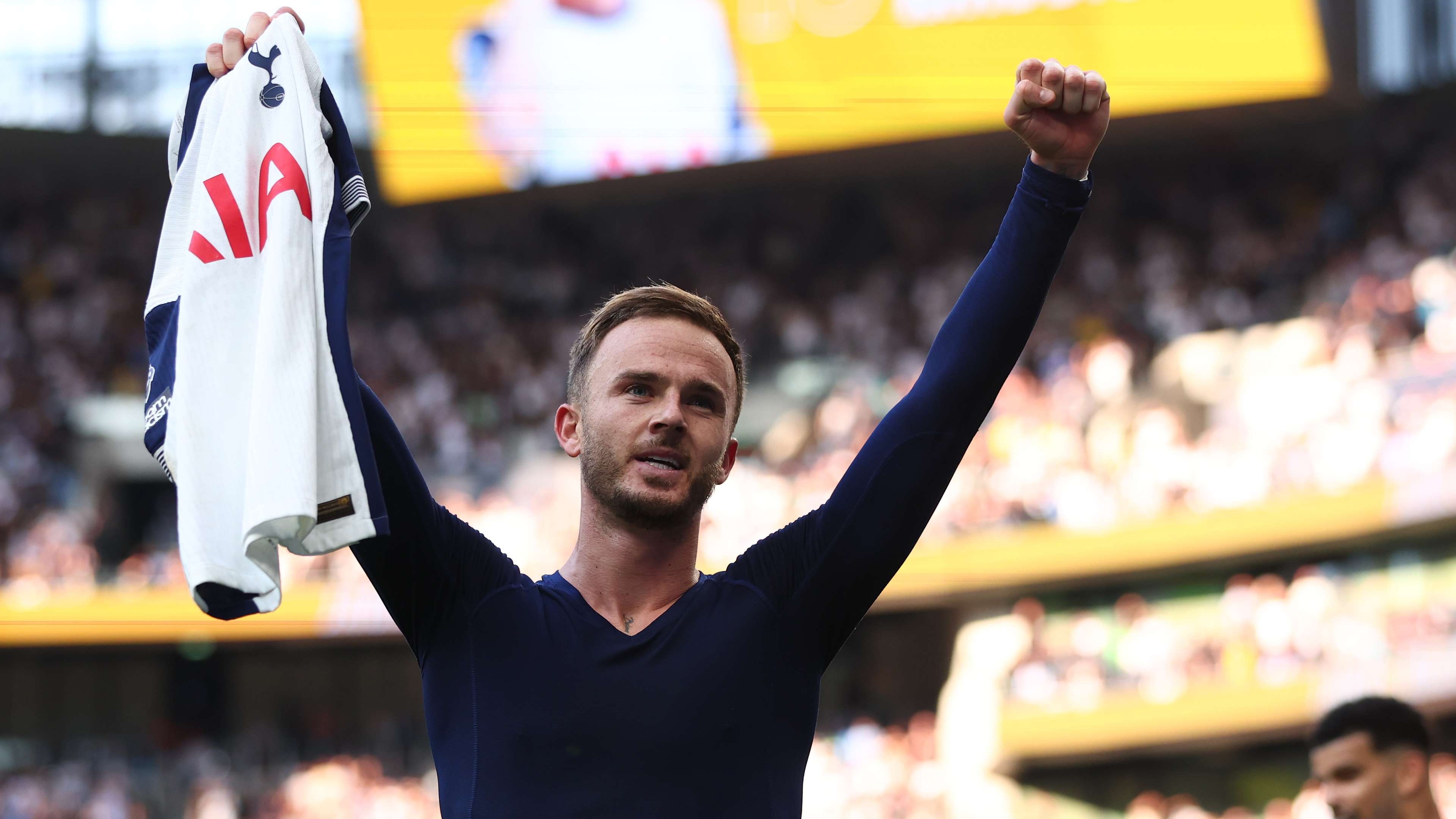 Naughty Maddison! Spurs star's celebration banned by his MUM   Naughty Maddison! Spurs star's celebration banned by his MUM