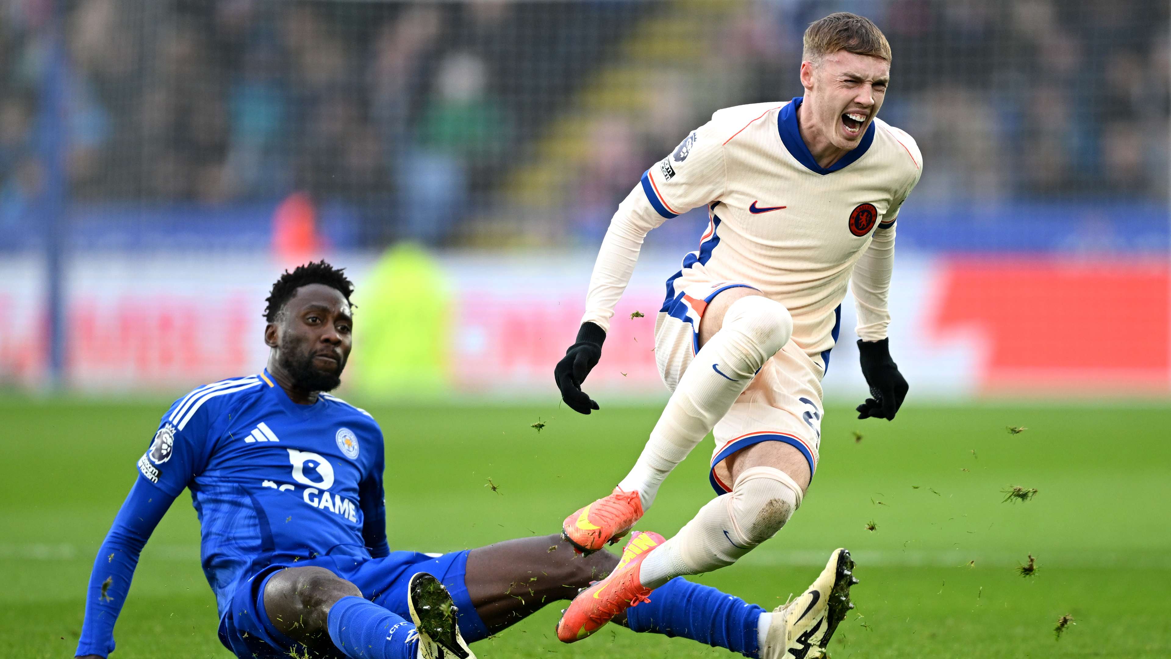 Chelsea fans in disbelief as Leicester avoid red card in ill-tempered clash  