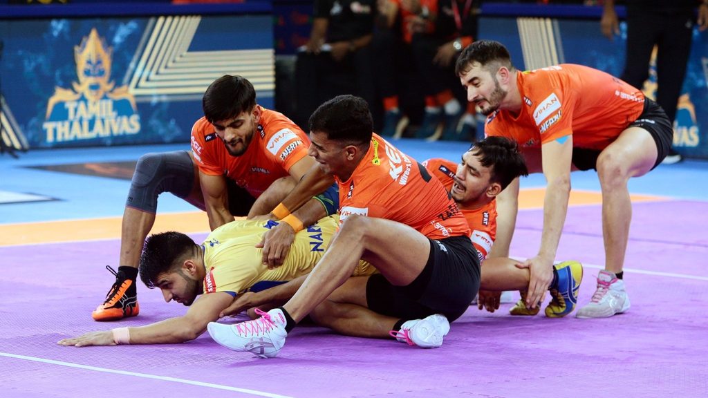 U Mumba secure an impressive win after fending off late challenge from Tamil Thalaivas  