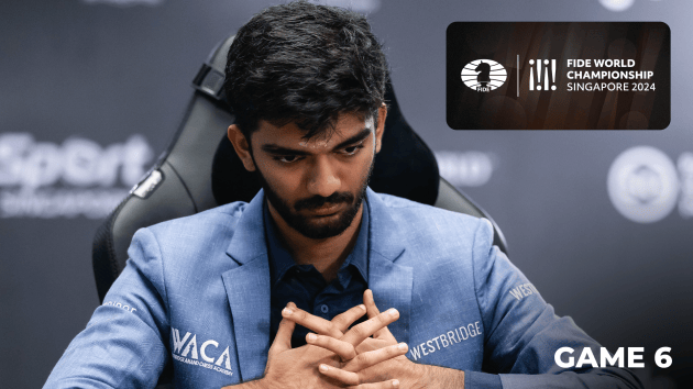 Gukesh Gambles But Game 6 Also Ends In Draw  