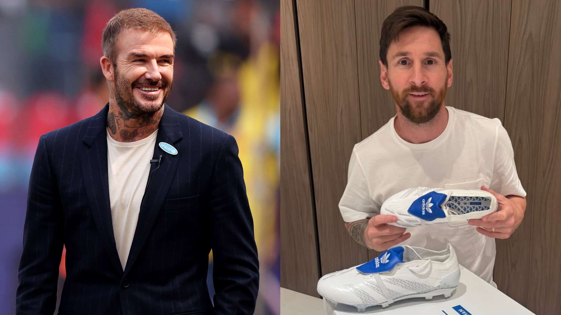Messi sends message to Beckham after special gift  