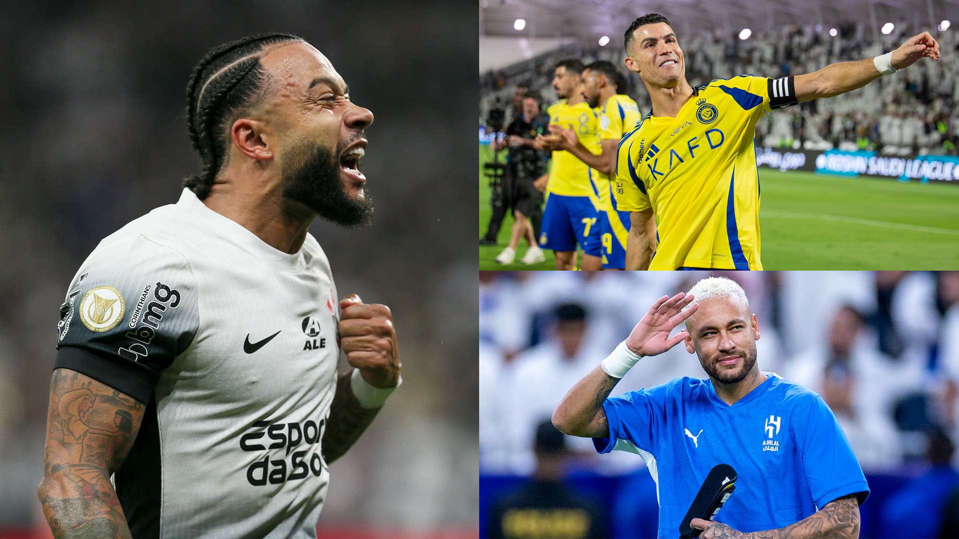 Memphis reveals CR7 & Neymar inspiration after scoring stunning free-kick  