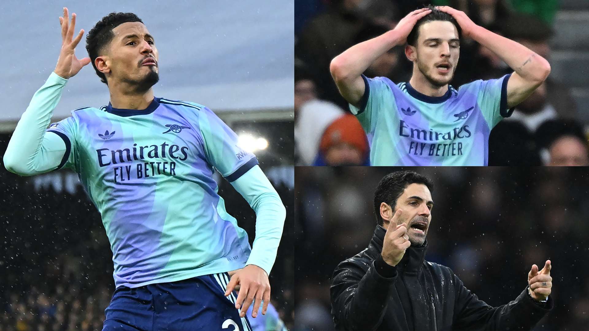 Frustration for Arsenal as Saliba rescues point at Fulham  