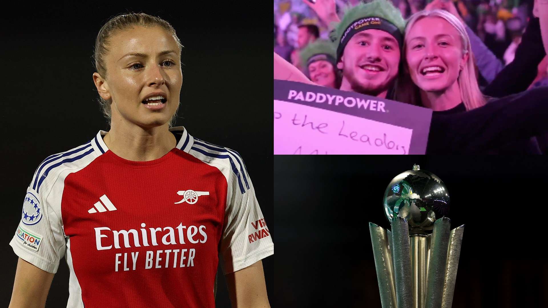 Lionesses captain Williamson at Alexandra Palace enjoying darts  
