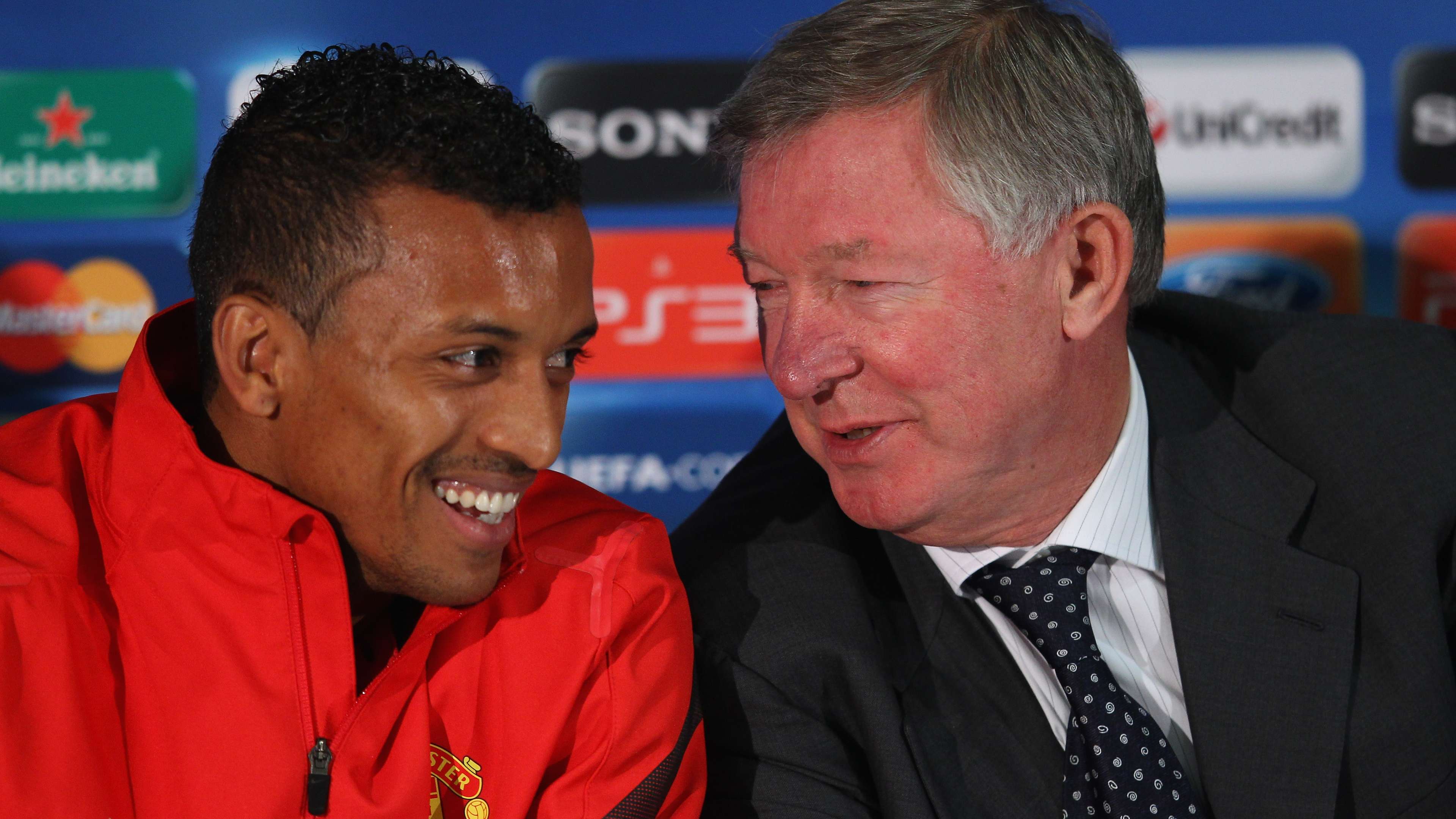 Nani has breakfast with Ferguson in Portugal after retirement  