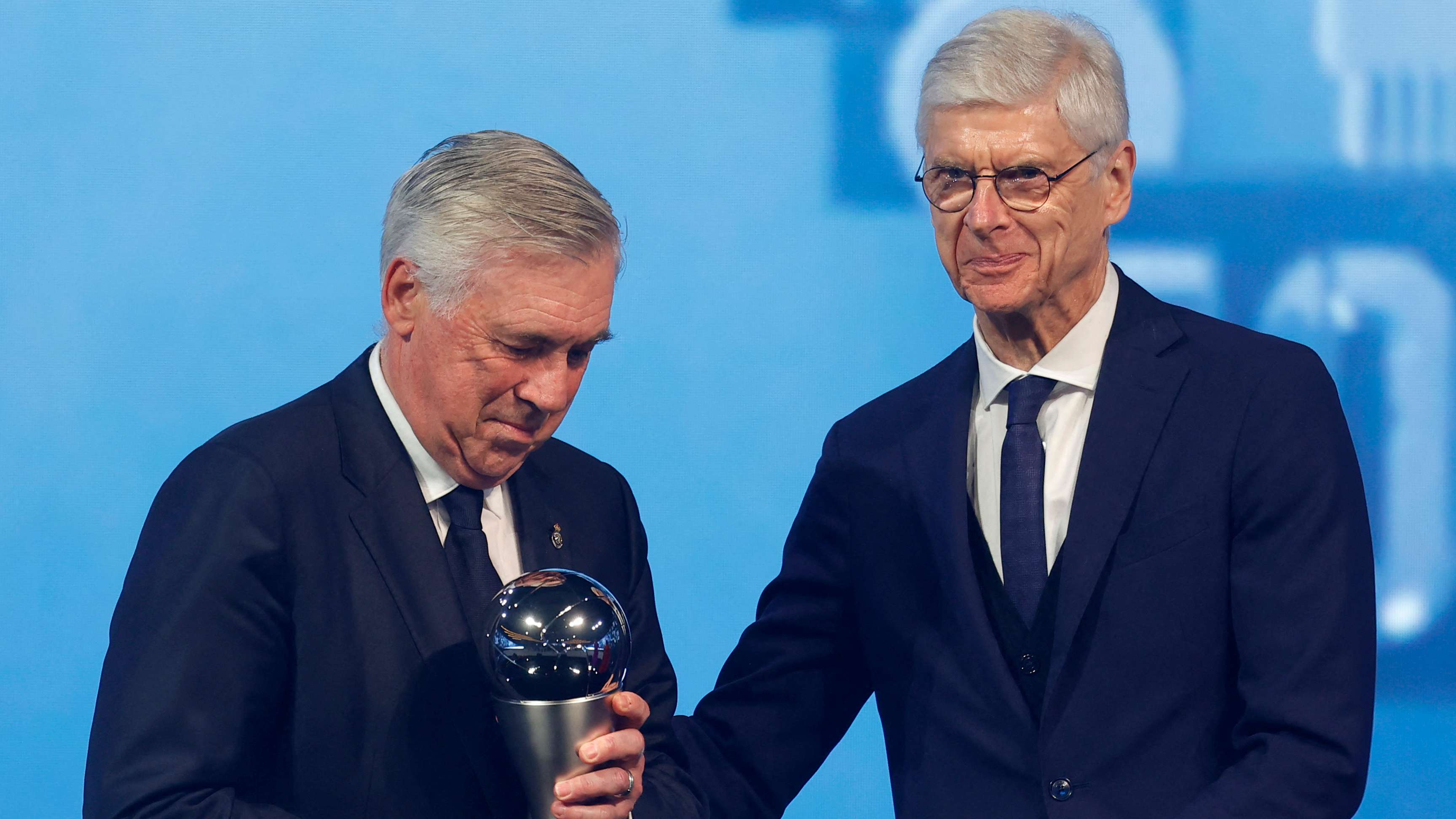 Wenger jokes as Ancelotti wins The Best FIFA Men's Coach award  