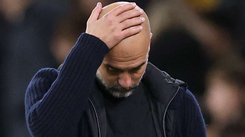 Guardiola 'swimming for his life' in season from hell  