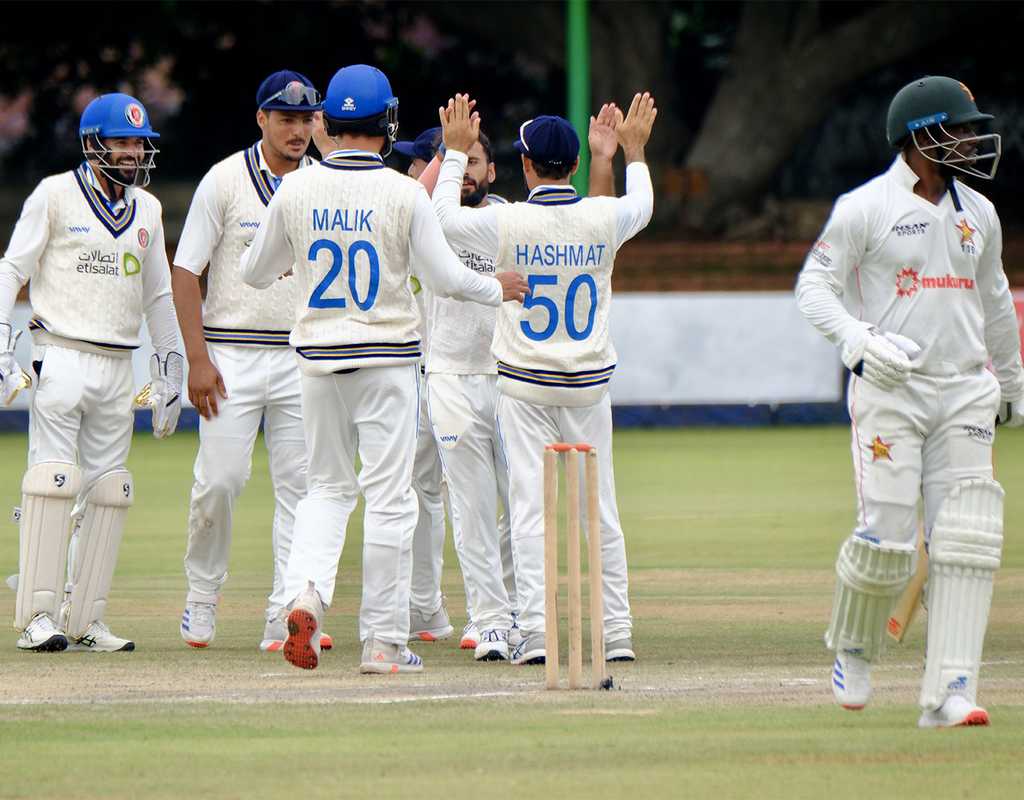 Zimbabwe thwart Afghanistan's victory push to hold on for draw   Zimbabwe thwart Afghanistan's victory push to hold on for draw