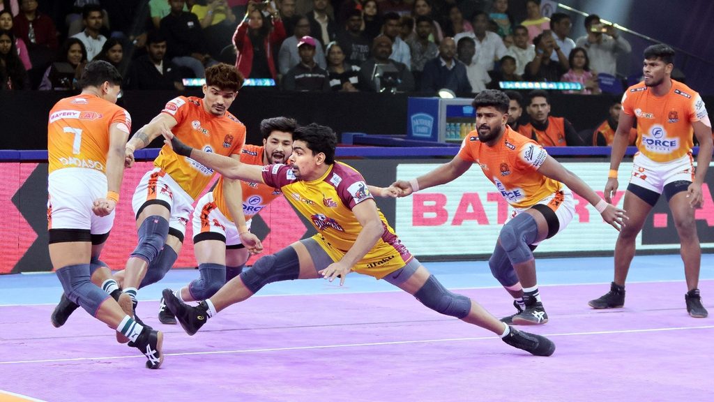 Pawan Sehrawat leads the charge as Telugu Titans stay in hunt for PKL 11 Playoffs after win over Puneri Paltan  