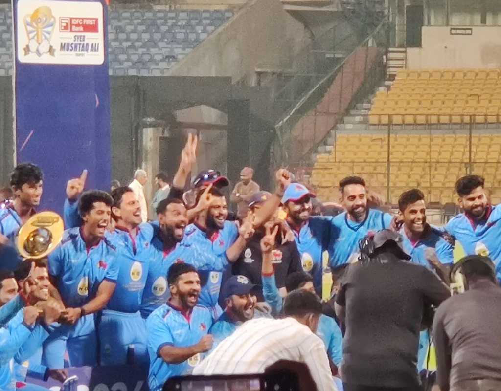 Shedge, Suryakumar star as Mumbai lift Syed Mushtaq Ali Trophy  