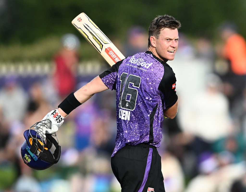 Mitchell Owen's whirlwind ton powers Hobart Hurricanes' victory   Mitchell Owen's whirlwind ton powers Hobart Hurricanes' victory