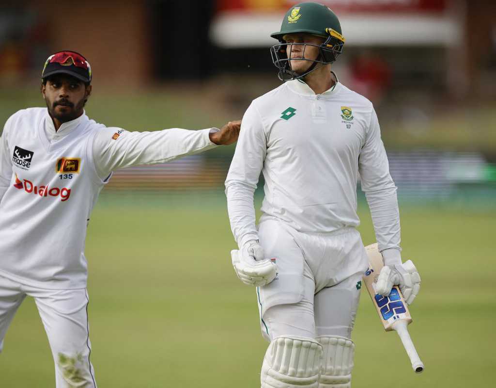 Late strikes lift Sri Lanka after Rickelton's maiden ton  